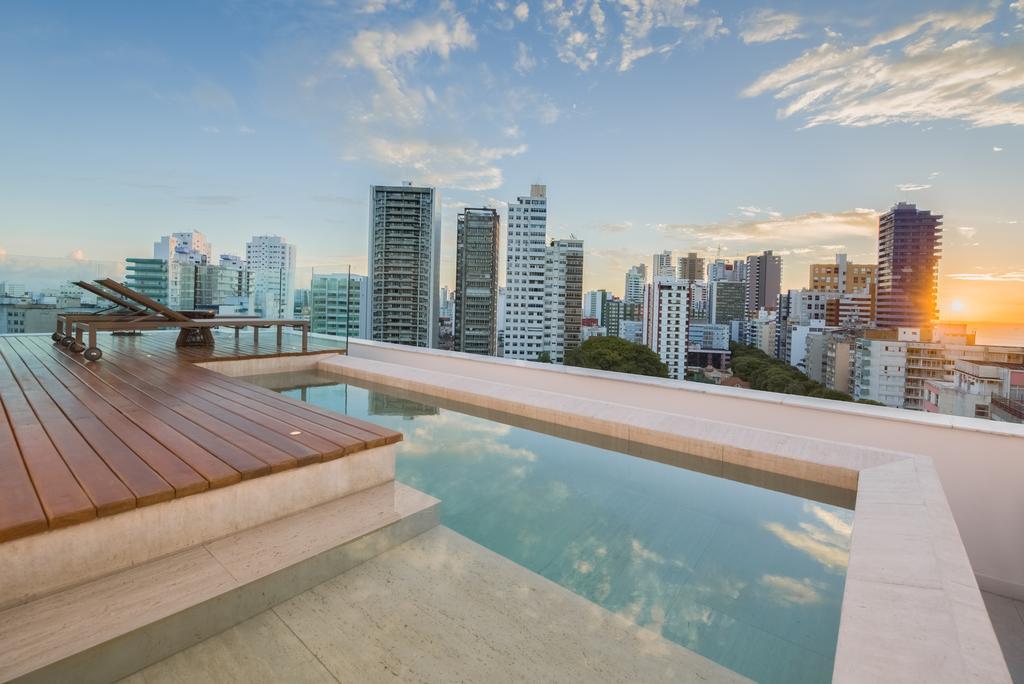 Wish Hotel Da Bahia Salvador da Bahia Exterior foto View from the rooftop pool